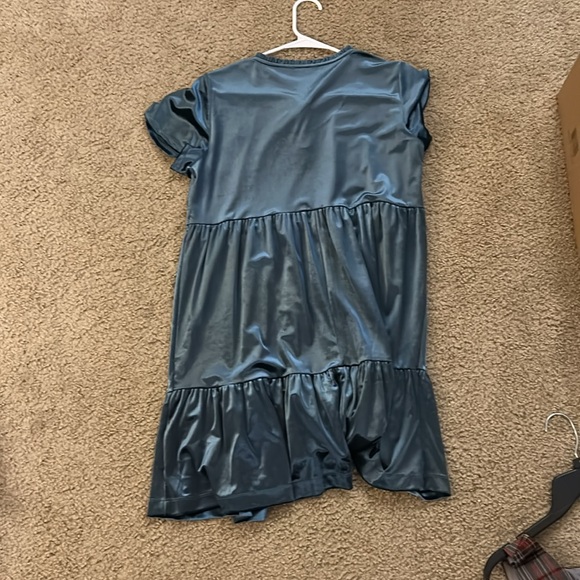 Velvet Ruffle Dress - Picture 3 of 3